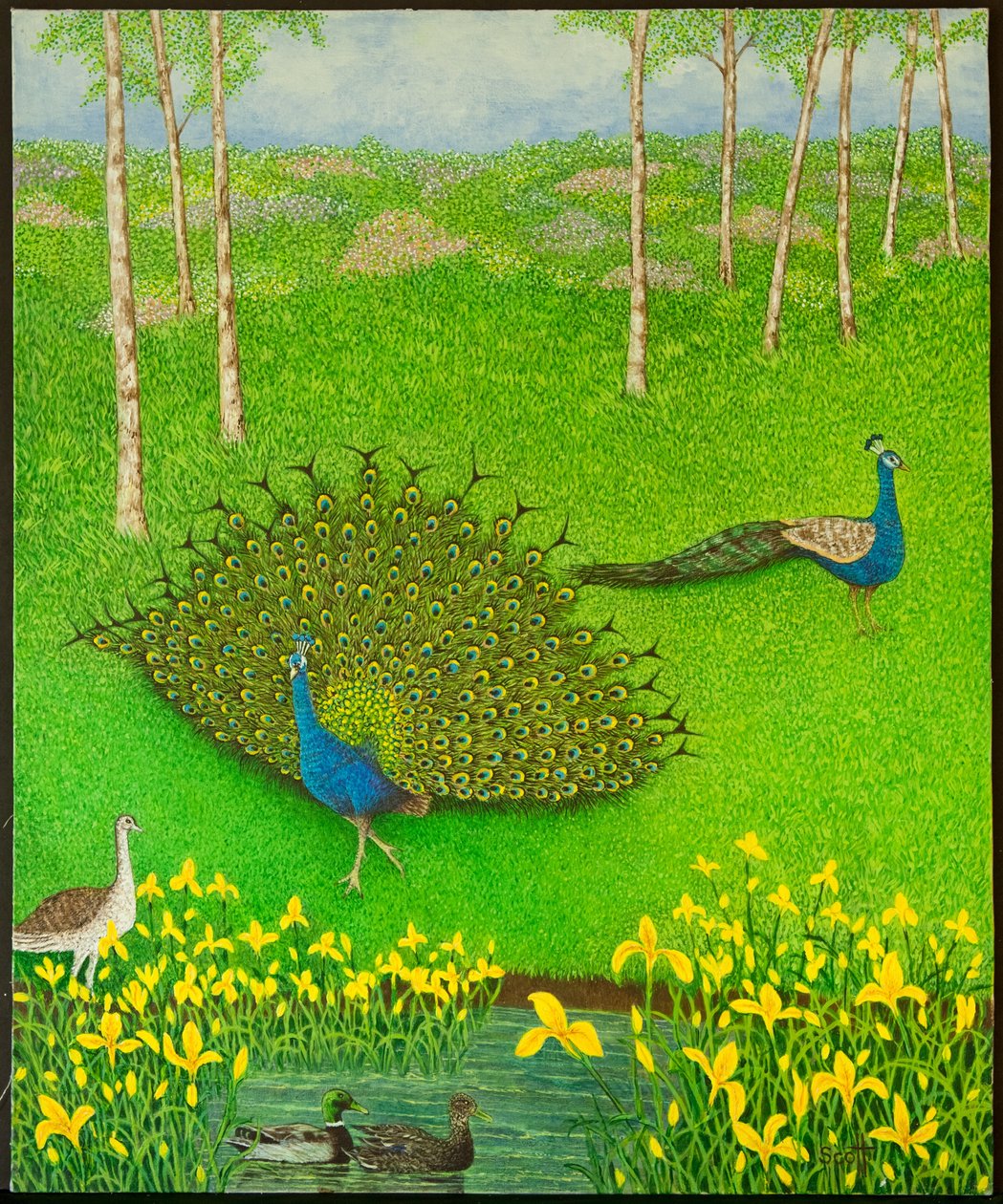 Winning Ways, 2012 (acrylique sur papier) - Pat Scott