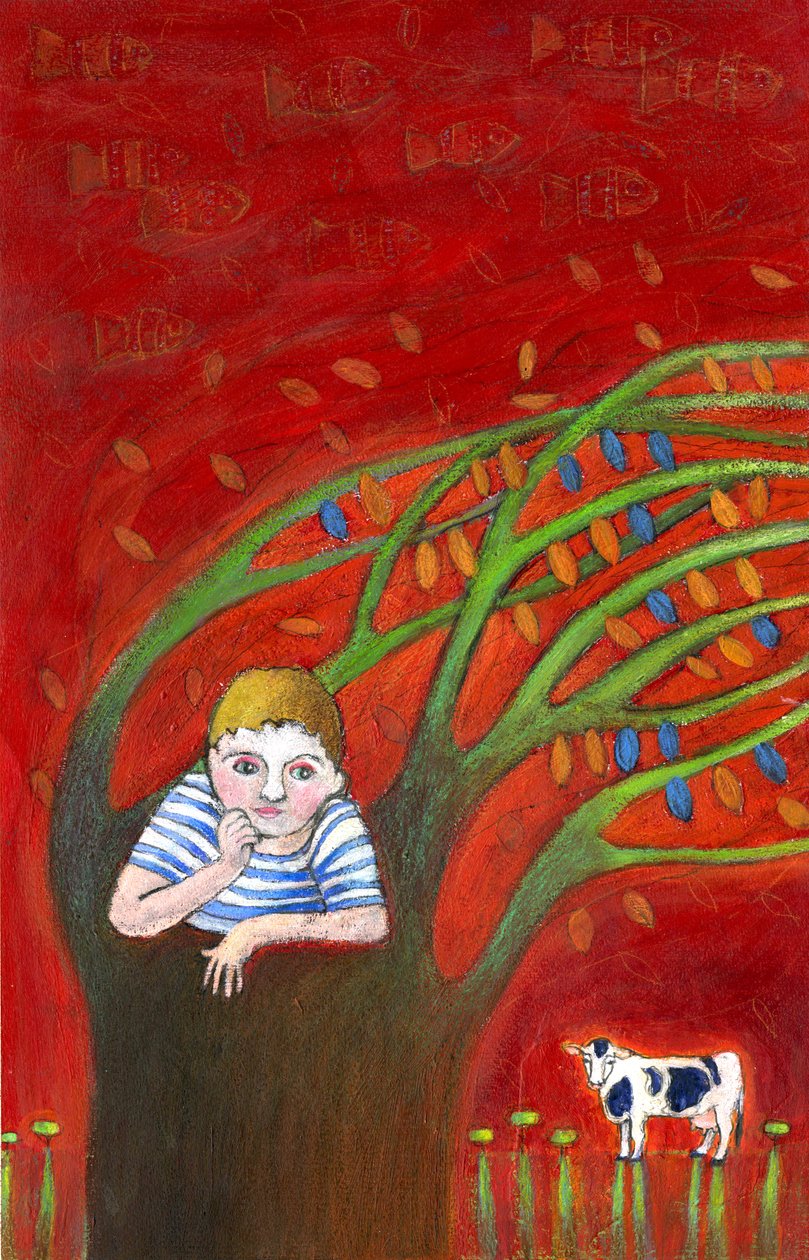 Arbre, 2025 (acrylique sur papier) - Patrizia La Porta