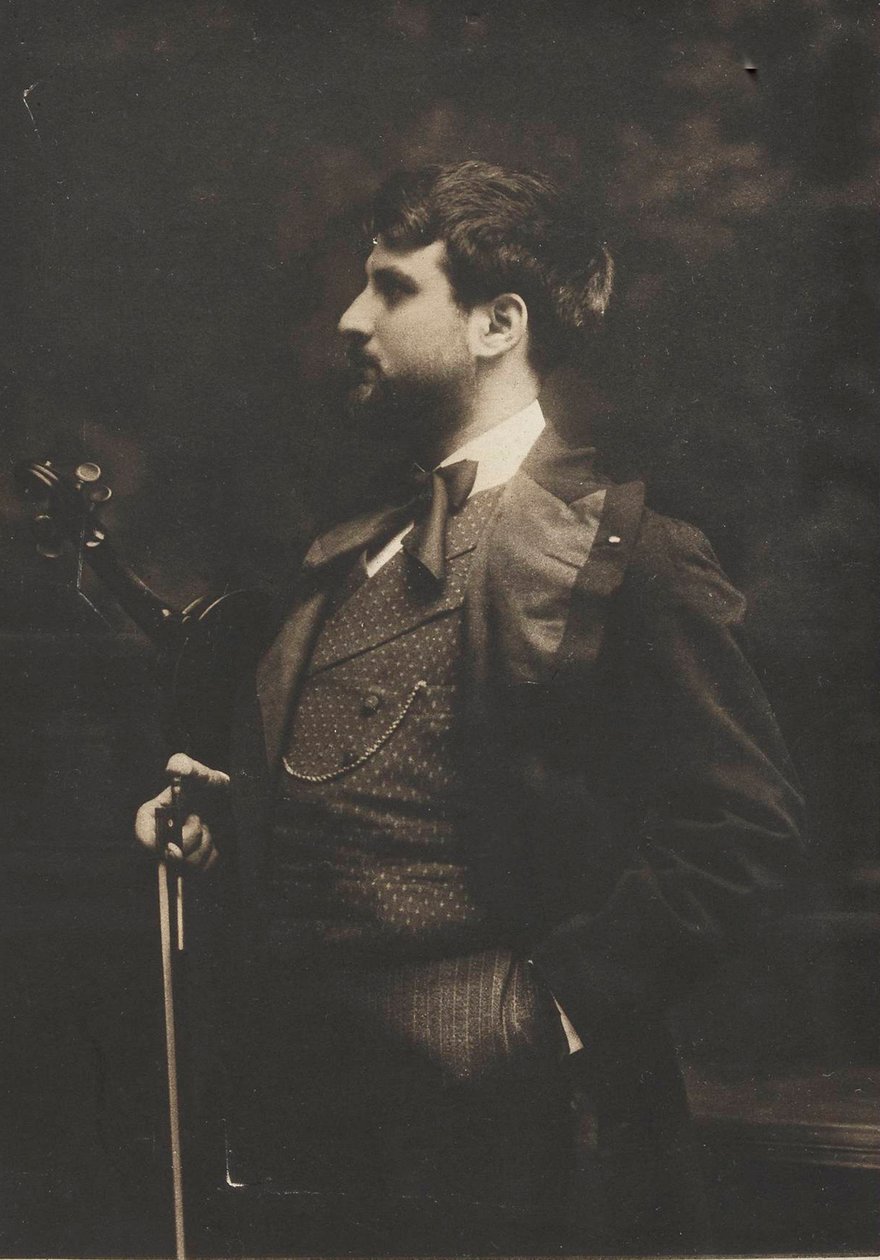 Portrait du violoniste et compositeur Joan Manén y Planas 1883-1971, vers 1910 - Pau Audouard
