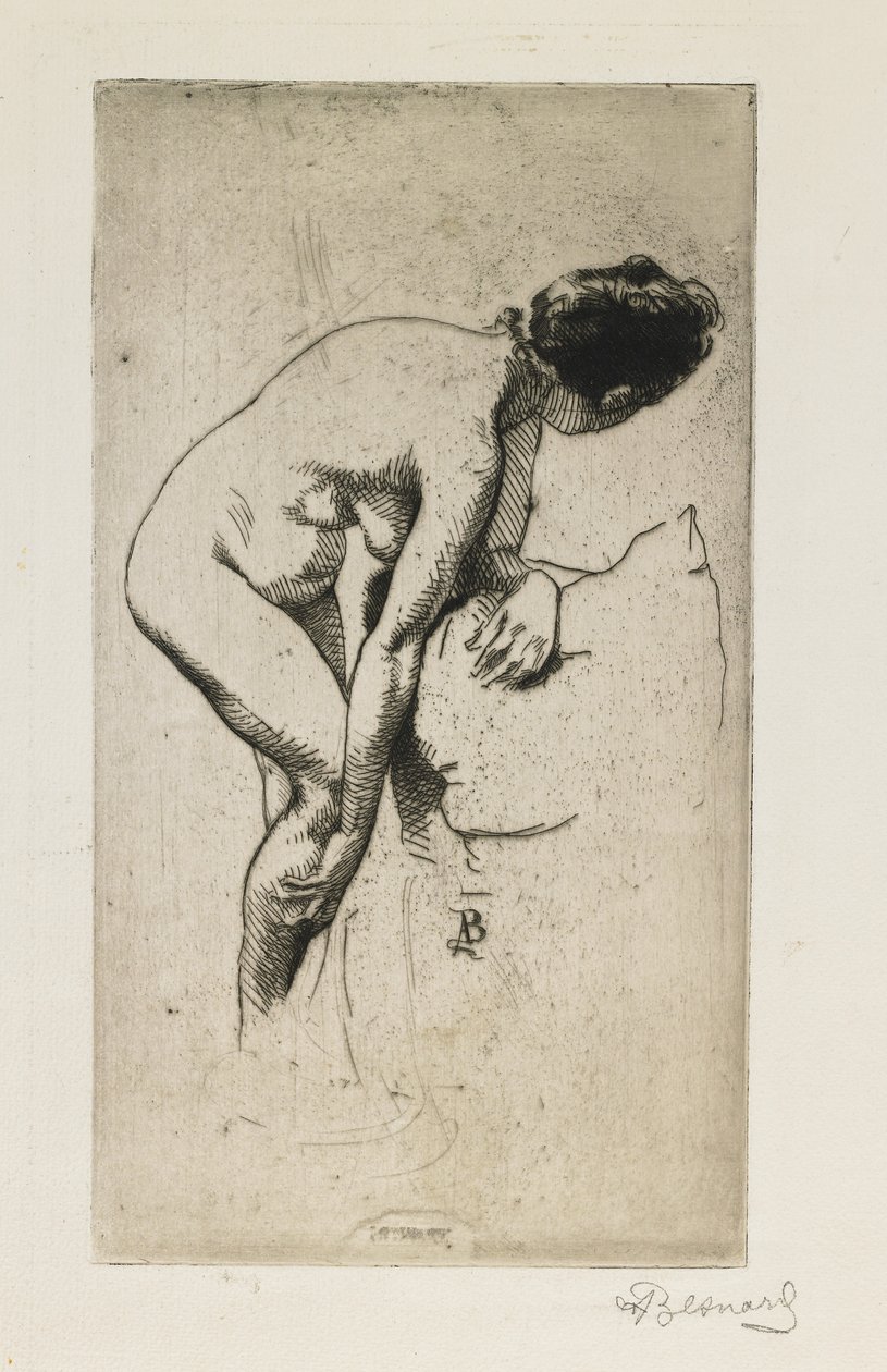 Étude de Figure Féminine Nue, 1886 - Paul Albert Besnard