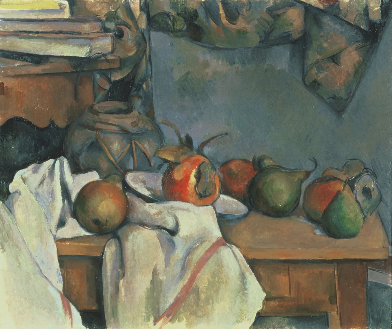 Pot en gingembre avec grenade et poires - Paul Cézanne