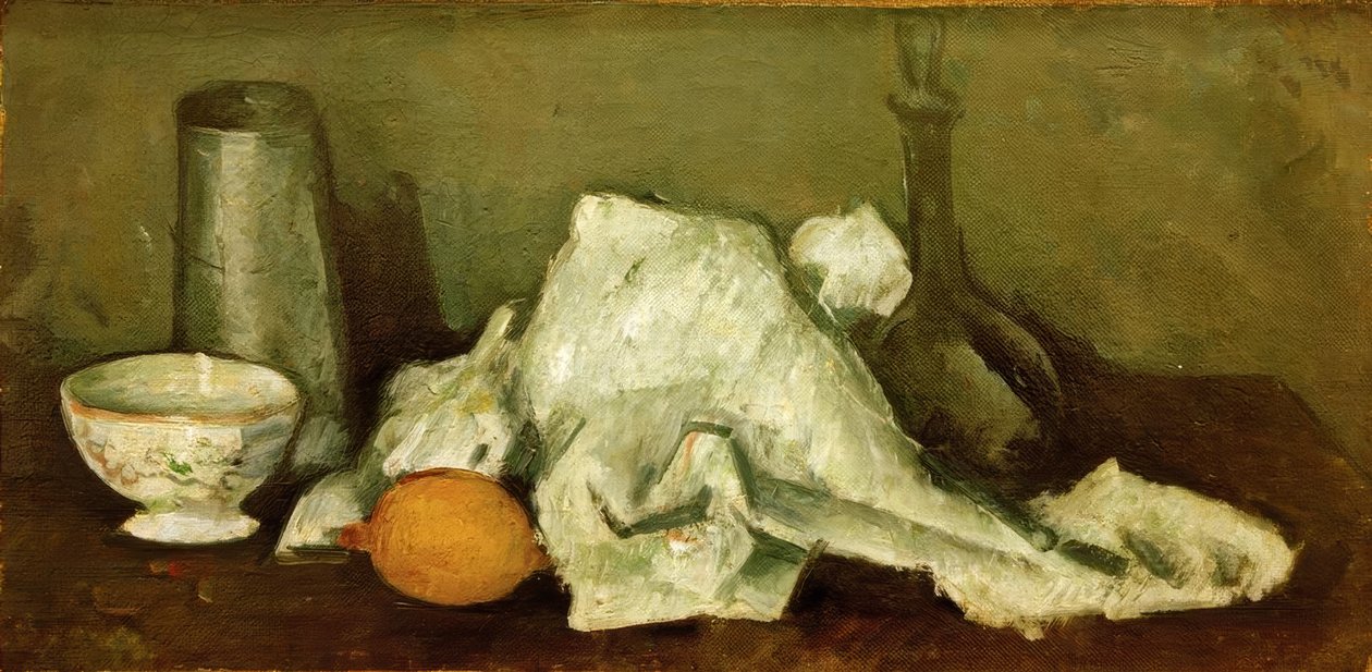 Cruche de lait et citron II - Paul Cézanne