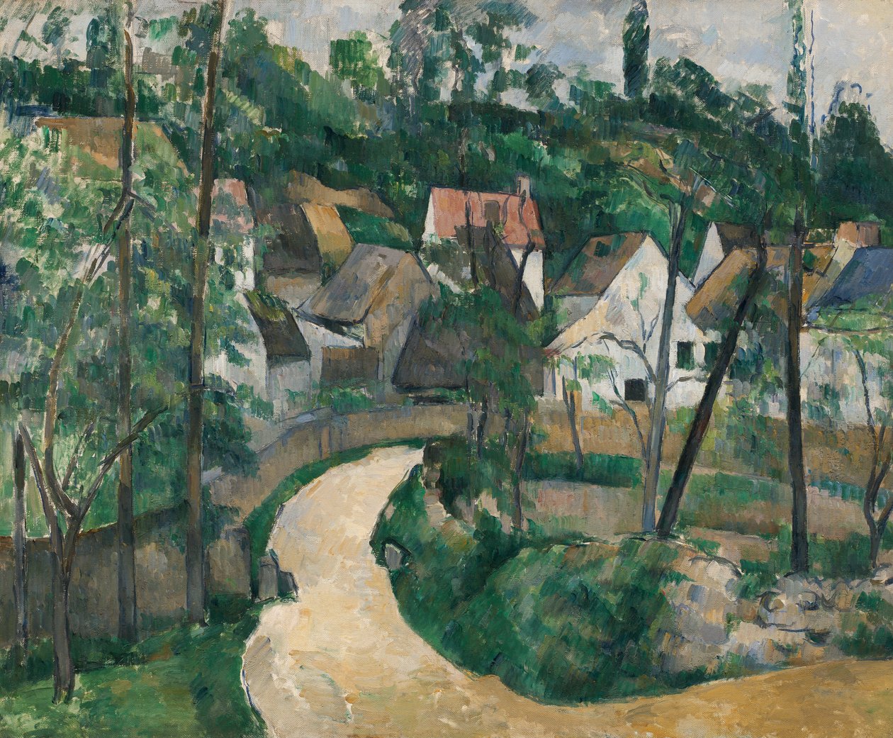 Virage sur la route - Paul Cézanne