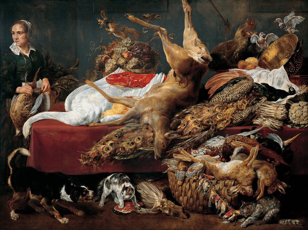 Nature morte avec serviteur - Paul De Vos