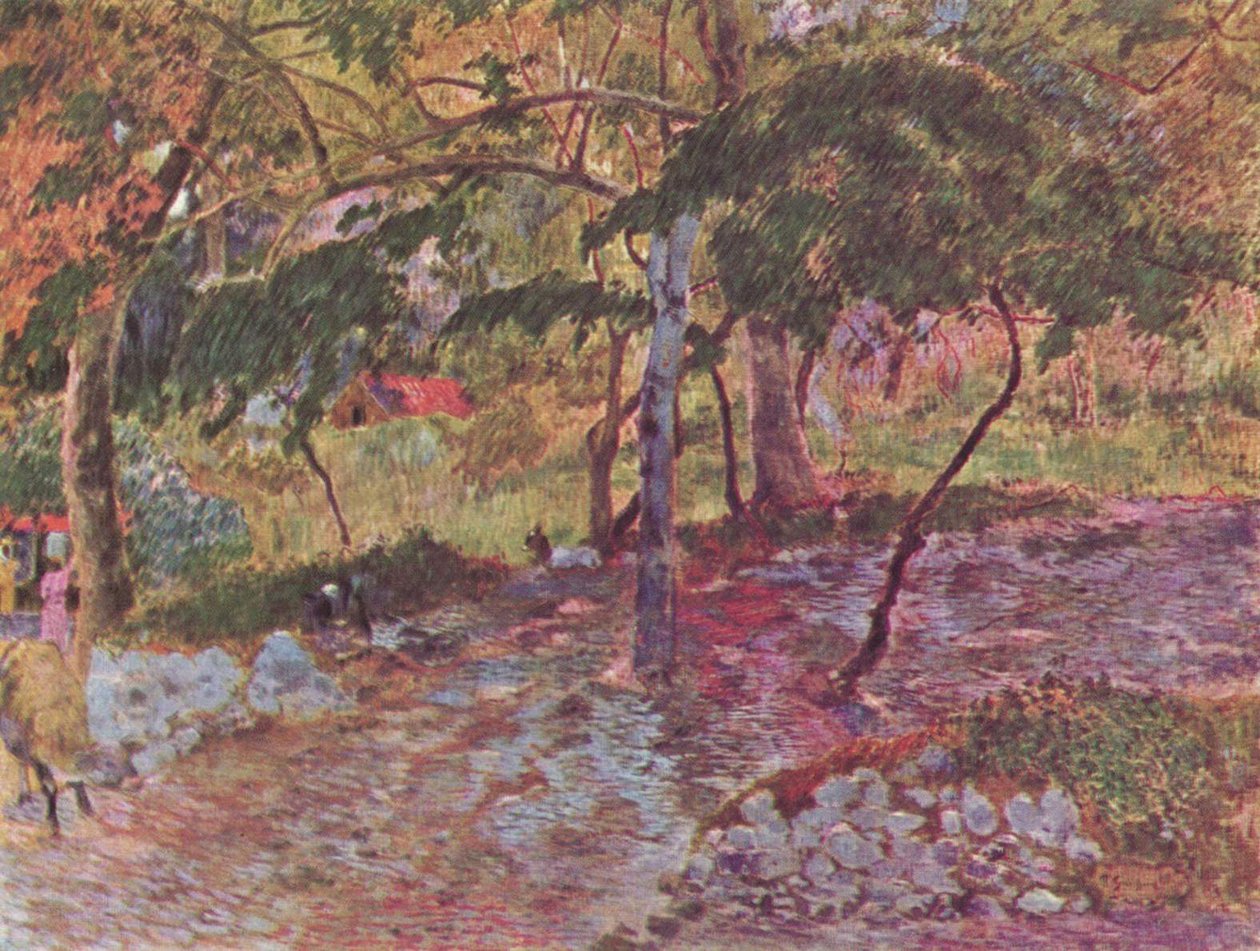 Paysage en Martinique - Paul Gauguin