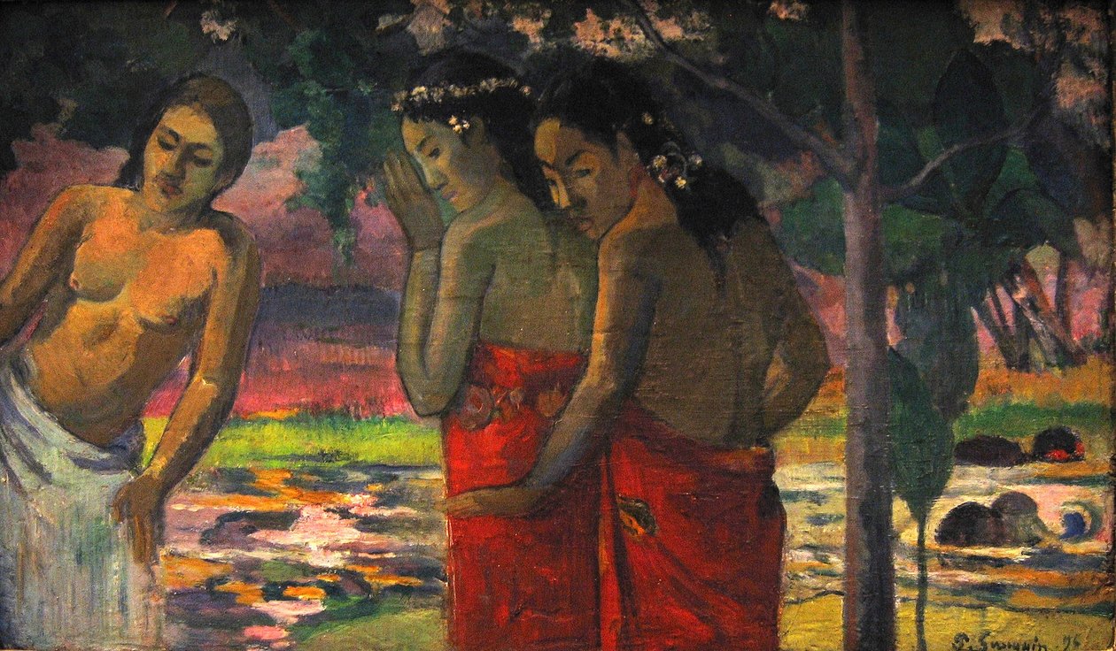 Trois femmes tahitiennes - Paul Gauguin
