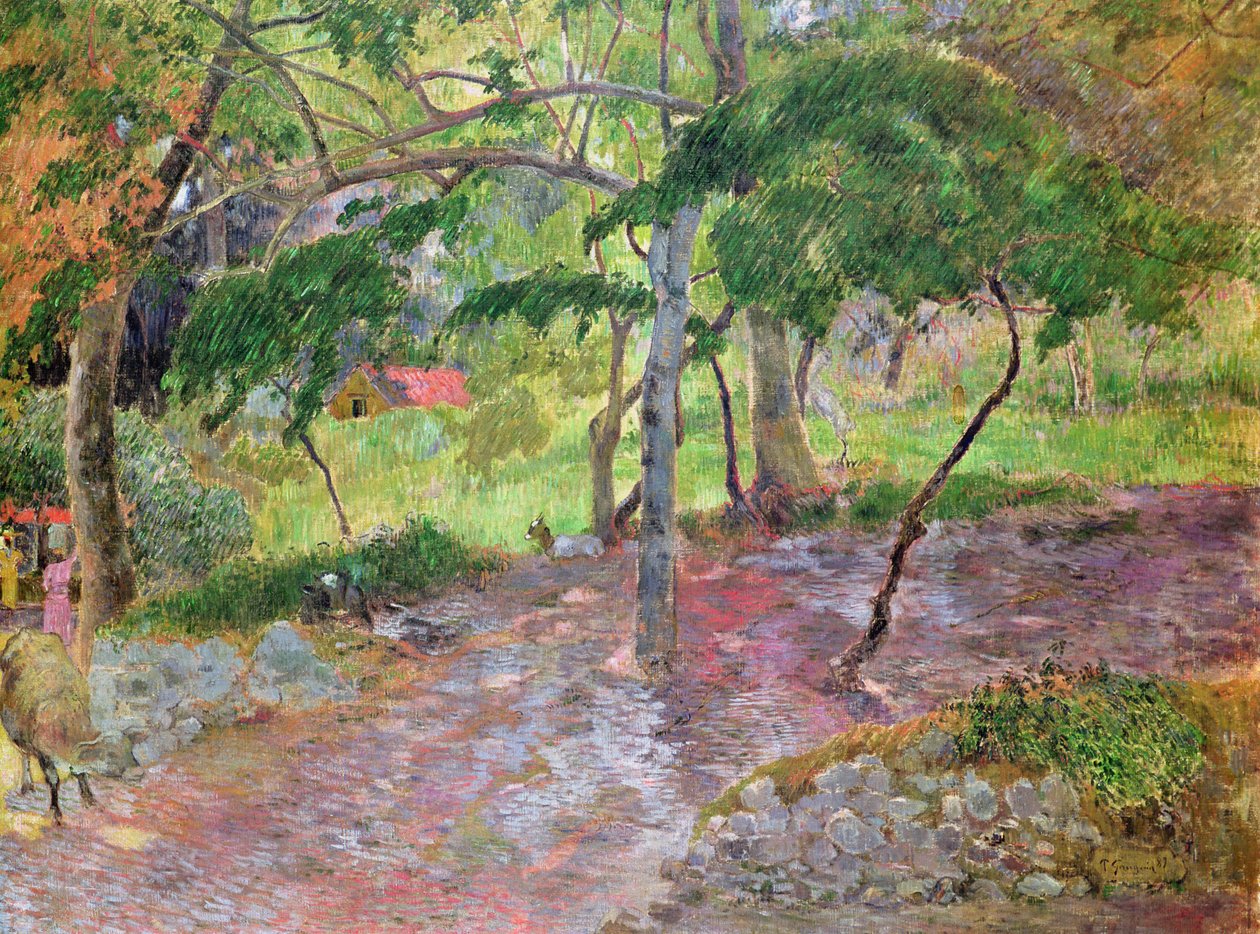 Paysage tropical, Martinique, 1887 - Paul Gauguin