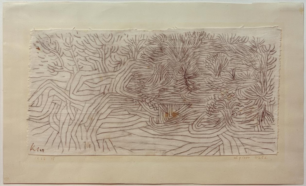 Forêt alpine - Paul Klee