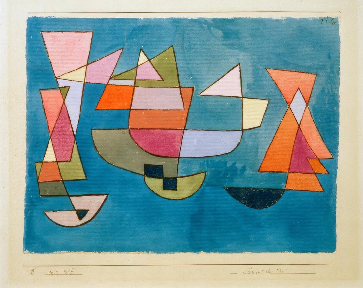 Voiliers - Paul Klee