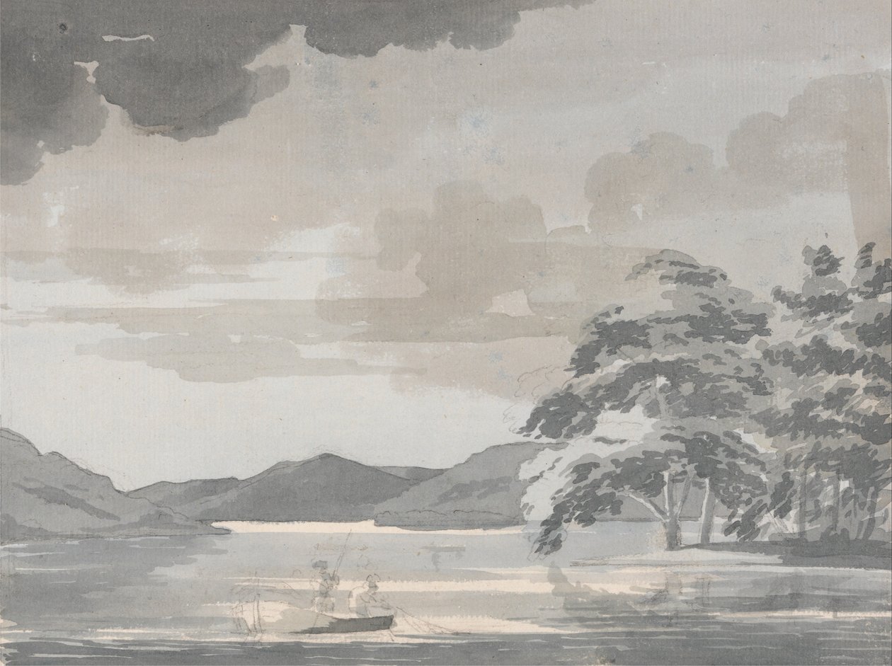 Scène de lac - Paul Sandby