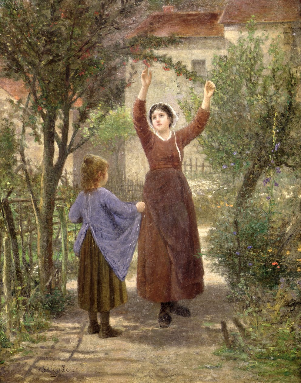 Cueillir des cerises - Paul Seignac