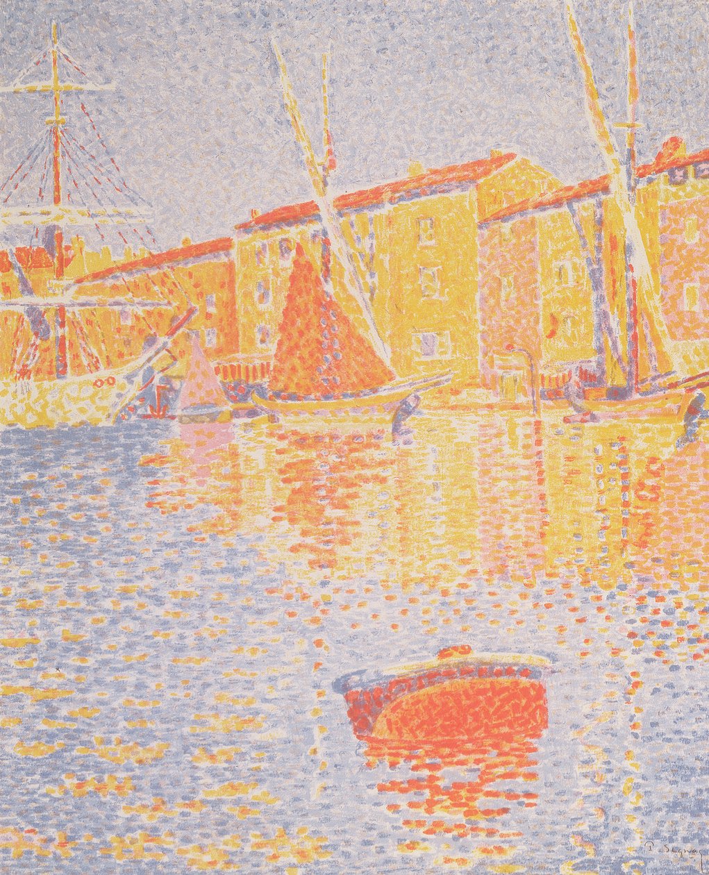 Bouée, Port de St. Tropez, 1894 - Paul Signac