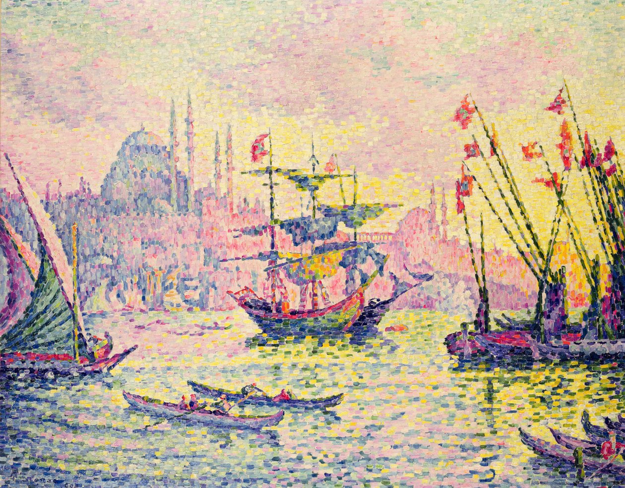 Vue de Constantinople - Paul Signac