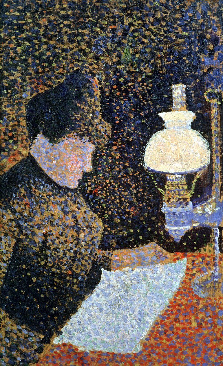 Femme près d