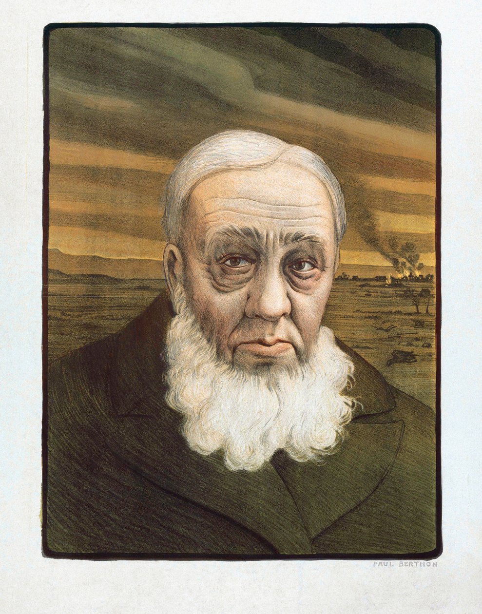 Portrait de Paul Kruger (1825-1904) - Paul (after) Berthon