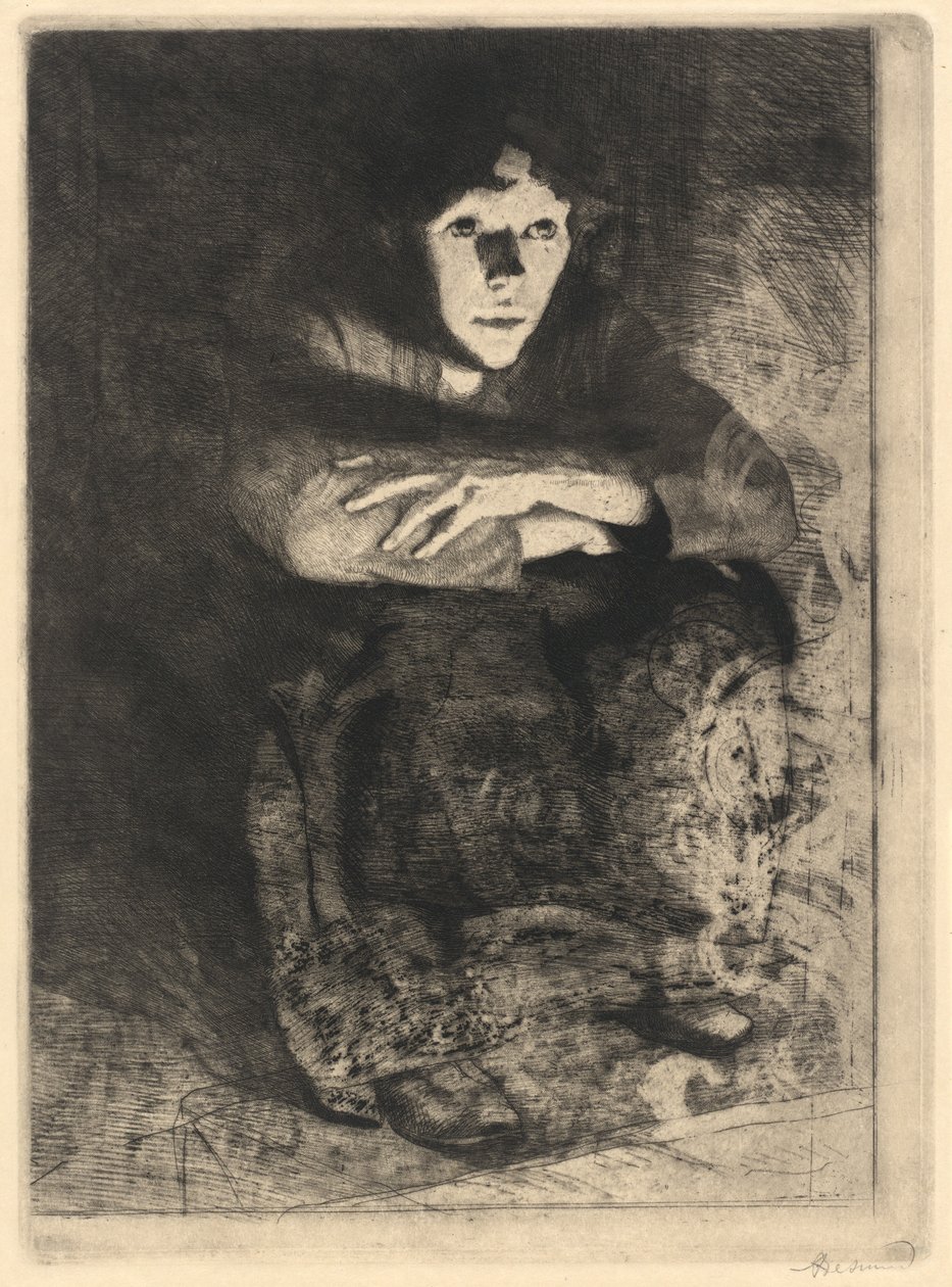 Dans les cendres, 1887 - Paul Albert Besnard
