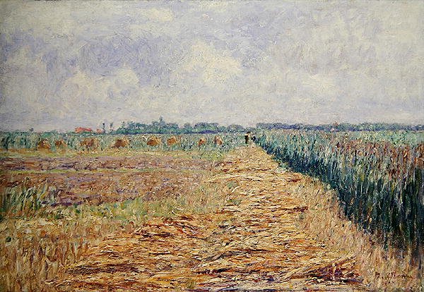 Un paysage hollandais plat sous un ciel d