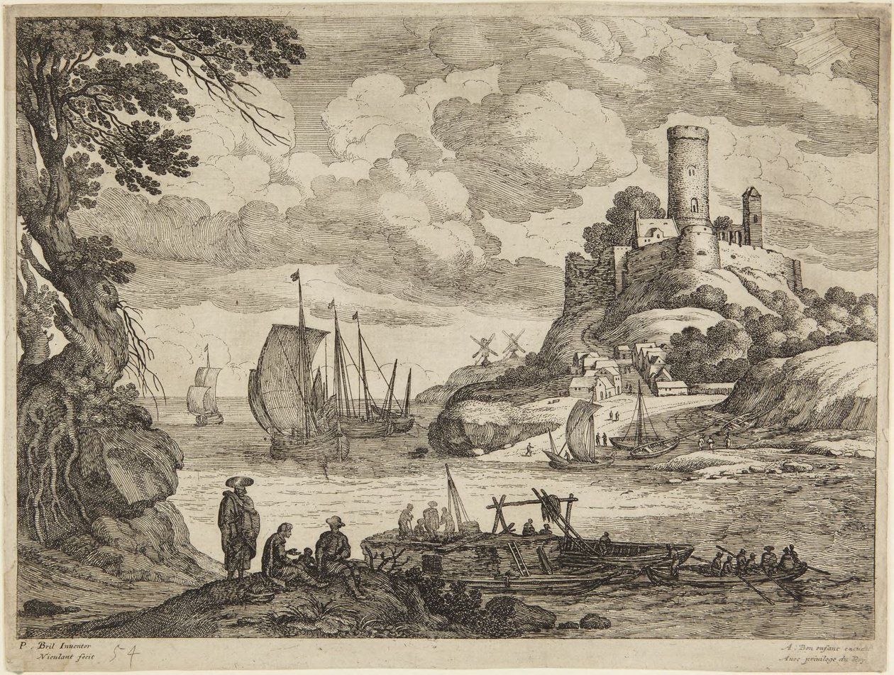 Scène portuaire - Paul Bril
