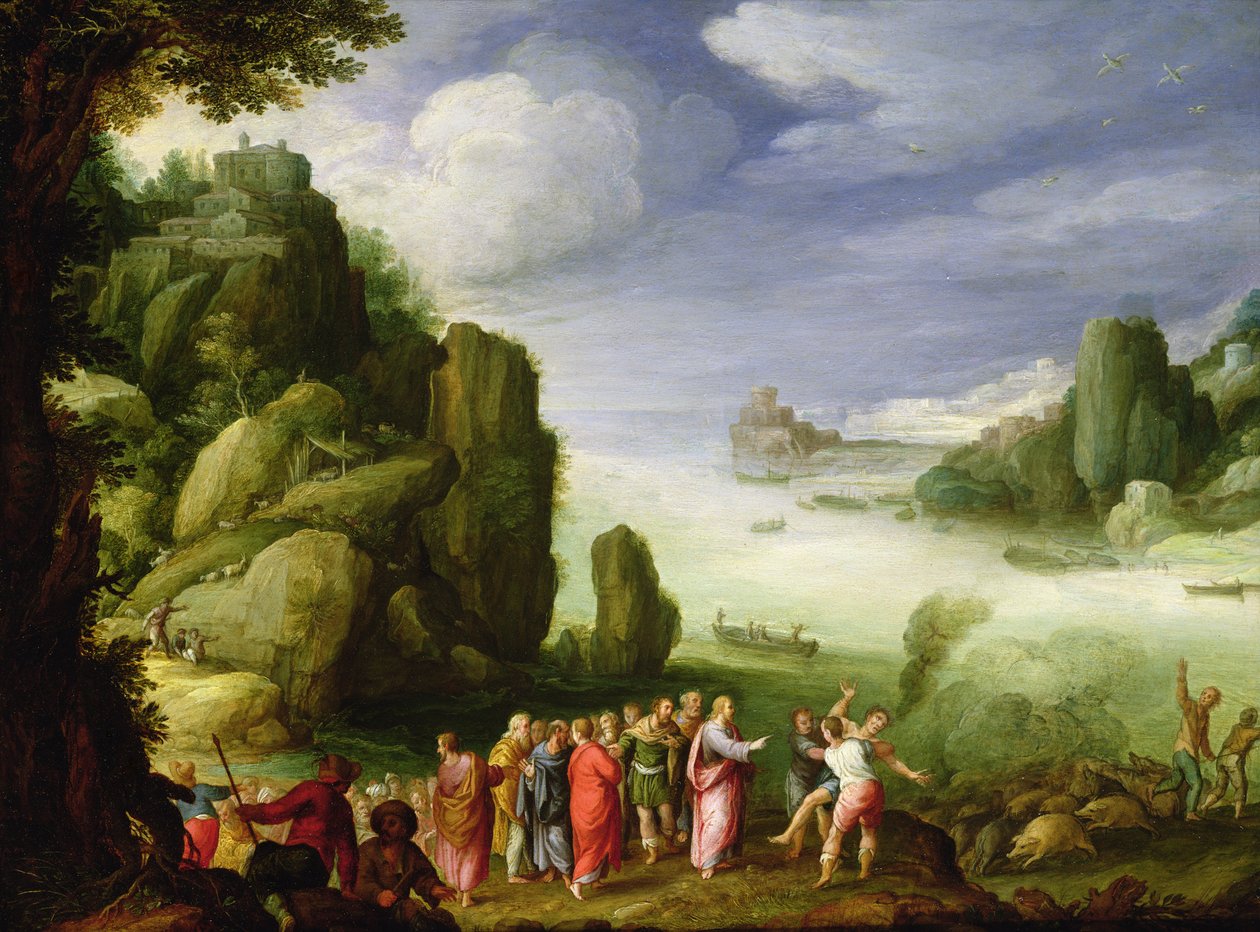 Christ guérissant les possédés de Gérasa, 1608 - Paul Bril
