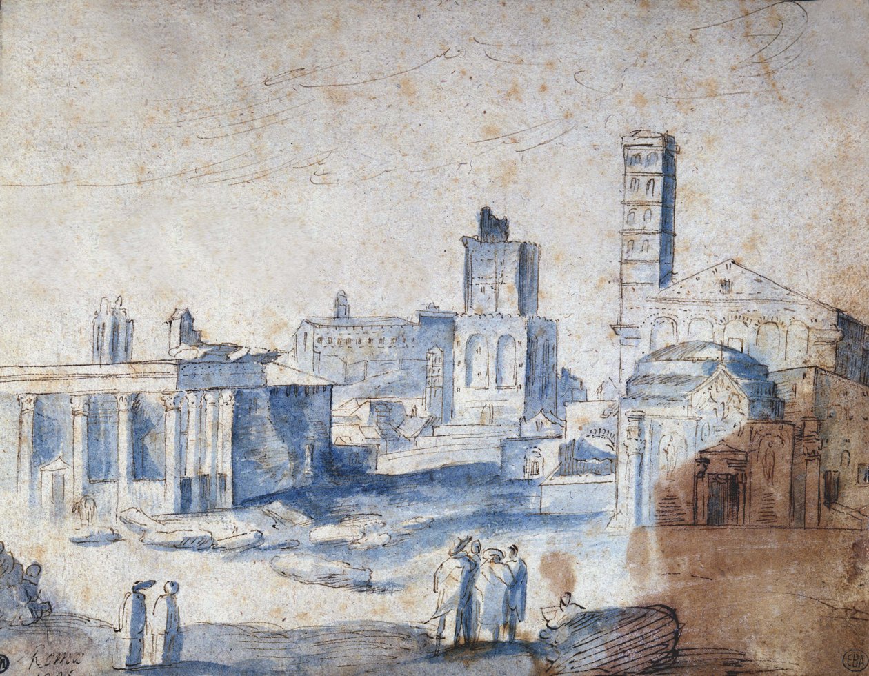 Vue de Rome par Paul Bril (Brill) - Paul Bril