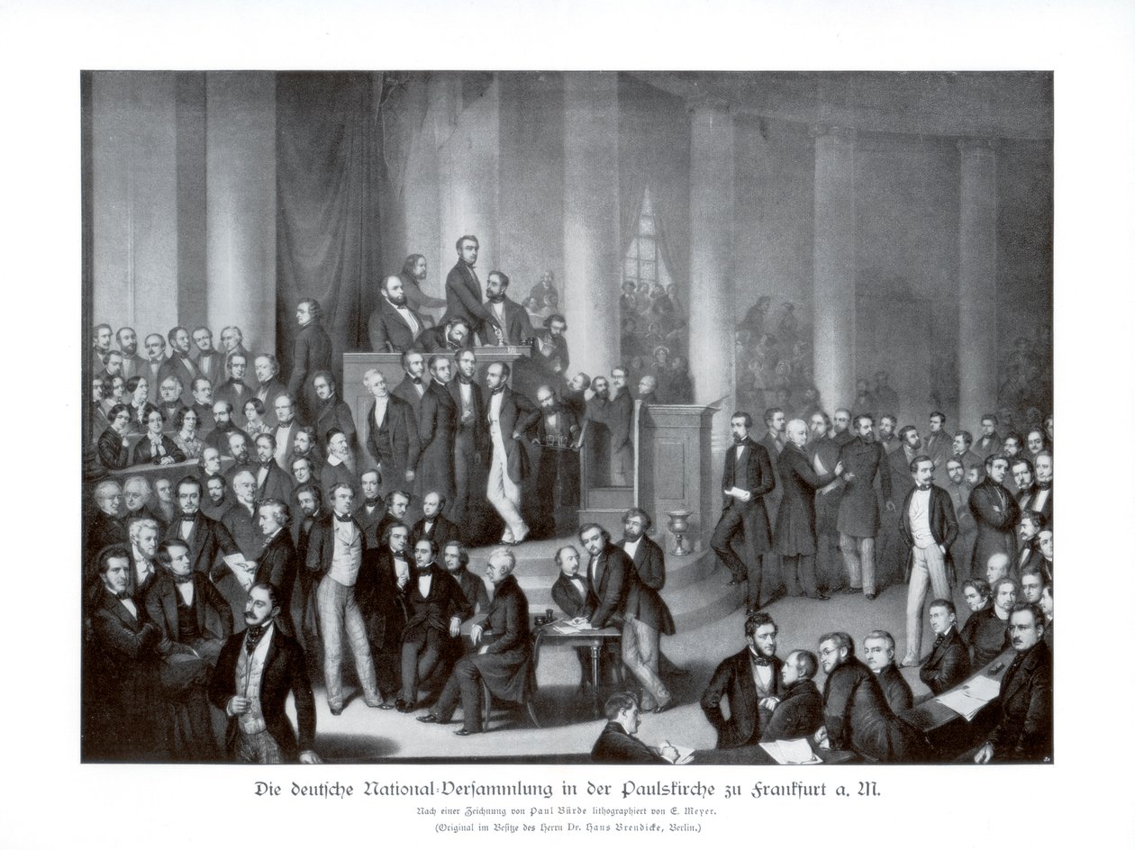 Assemblée nationale allemande, Francfort, 1900 - Paul Burde