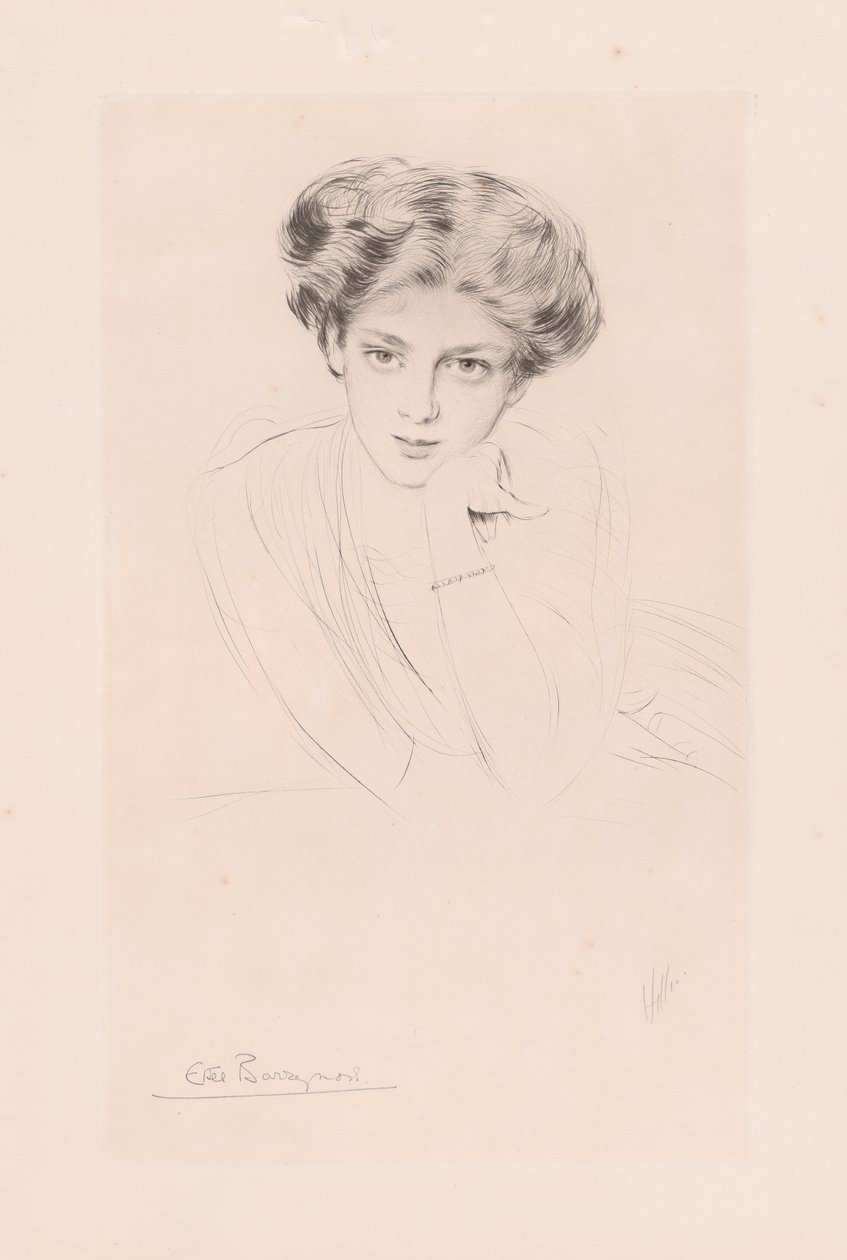 Ethel Barrymore - Paul Cesar Helleu