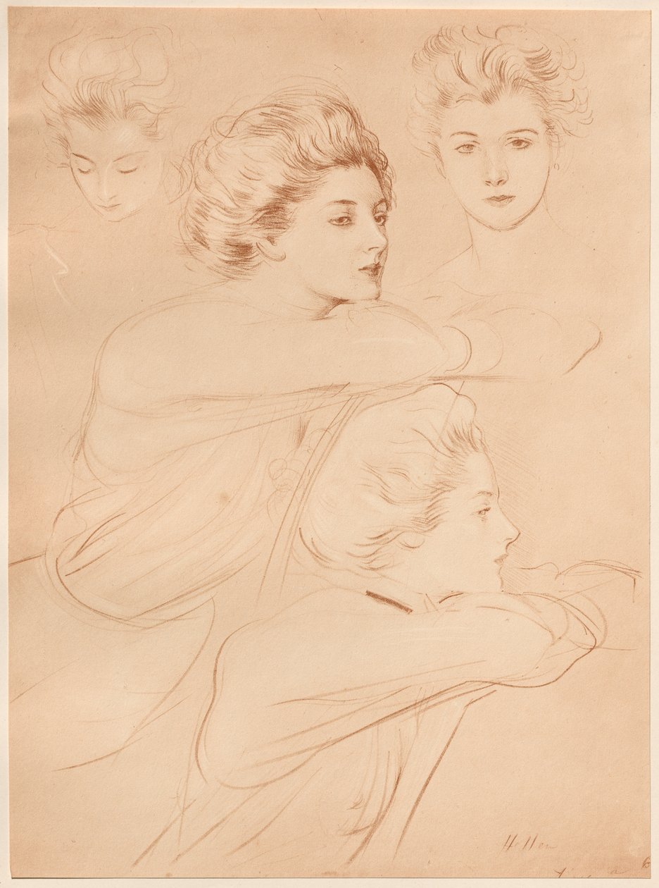 Parisienne - Paul Cesar Helleu