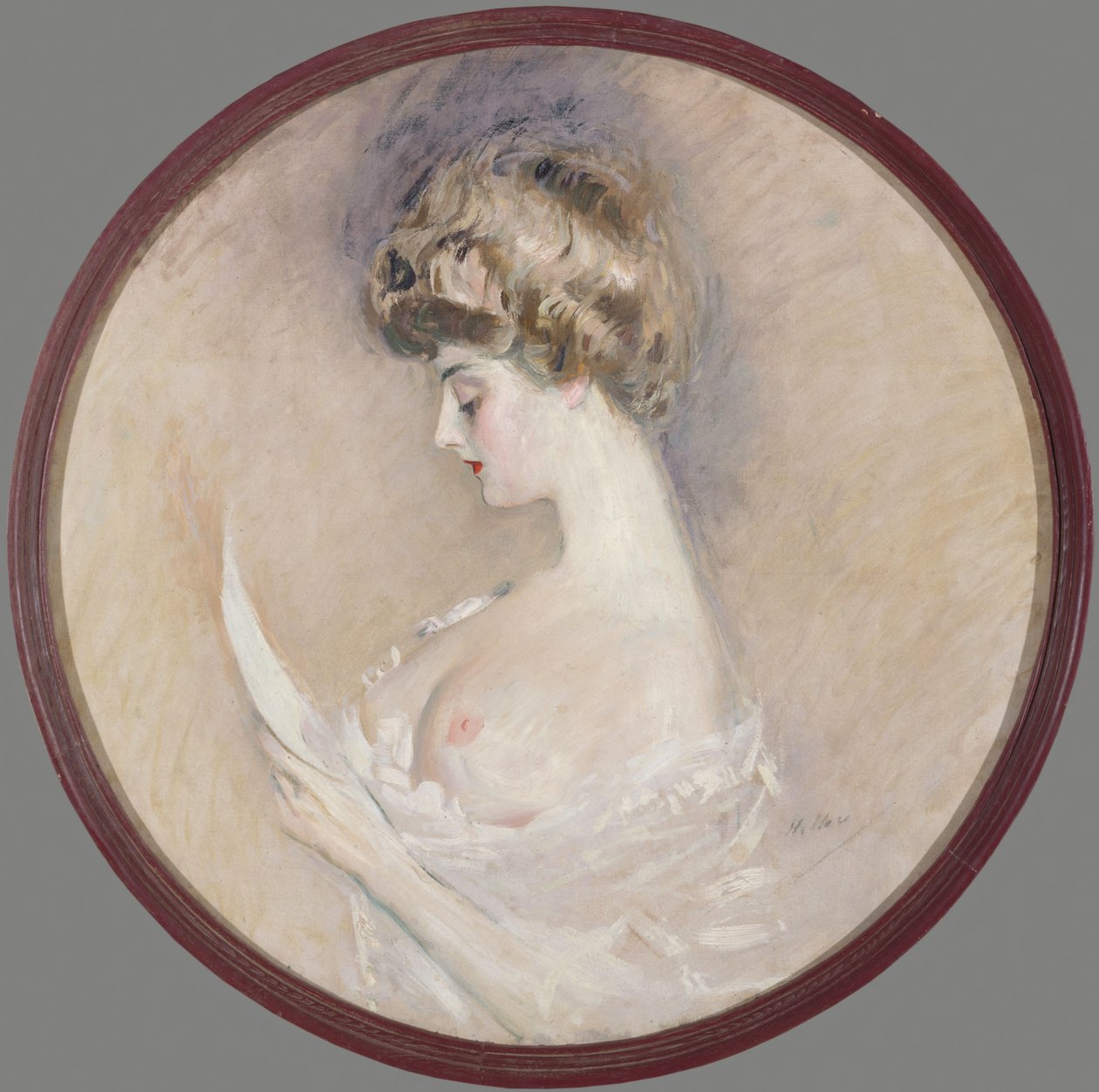 Portrait de Marthe Letellier, née Fourton, vers 1900 - Paul Cesar Helleu