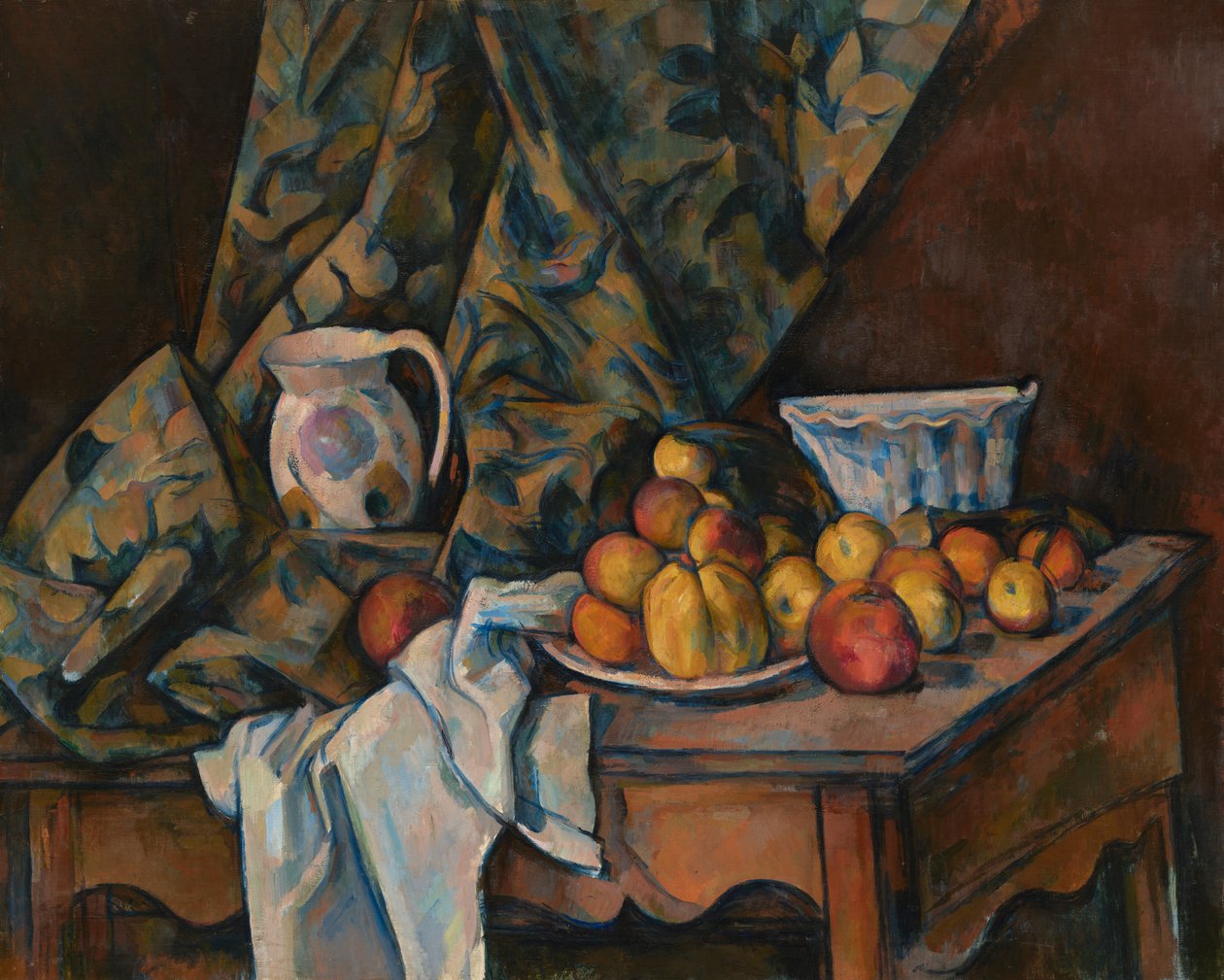 Nature morte aux pommes et aux pêches - Paul Cézanne