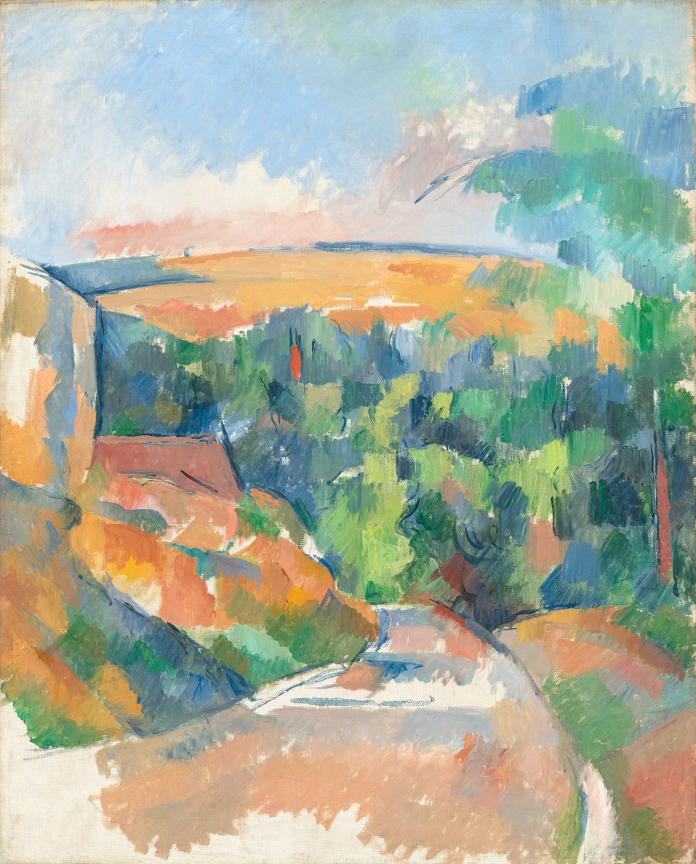 Le Virage dans la route - Paul Cézanne