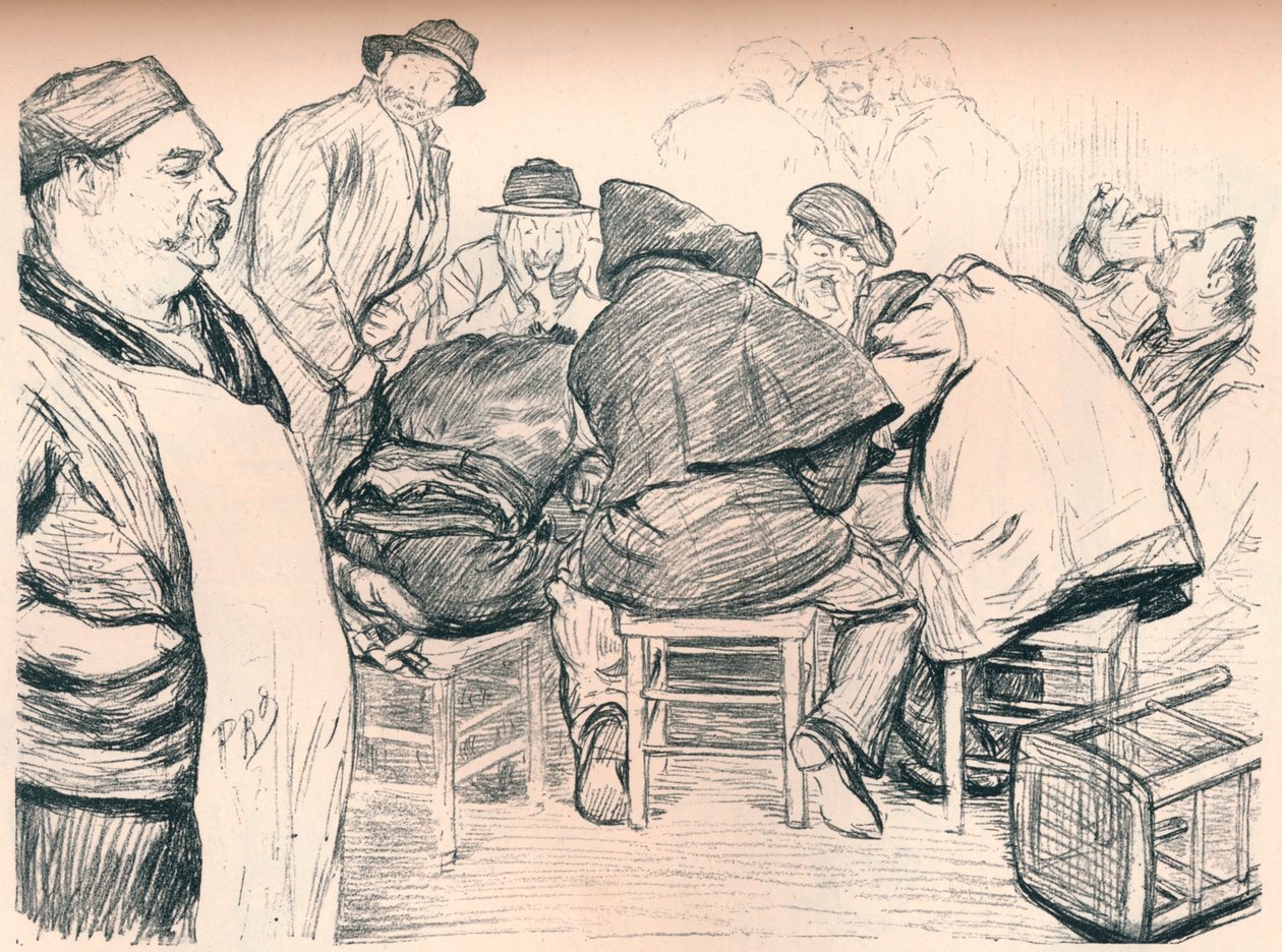 Un fournisseur de rafraîchissements liquides pour anarchistes, c. 1895 - Paul Charles Renouard