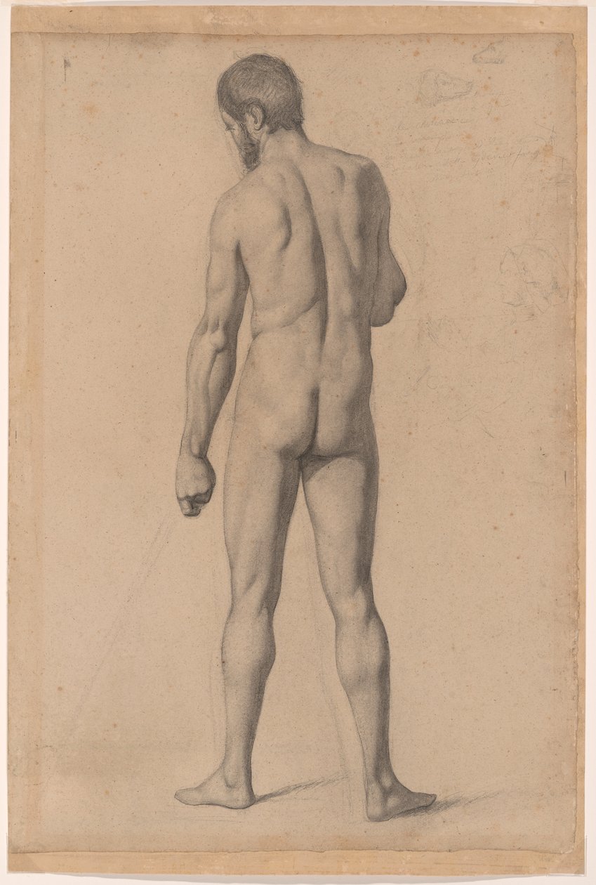 Nu académique, vu de dos - Paul Cézanne