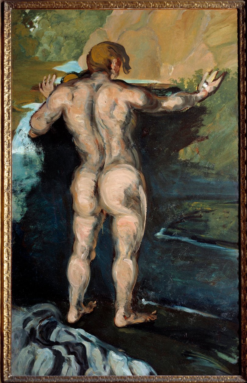 Baigneur et rocher - Paul Cézanne