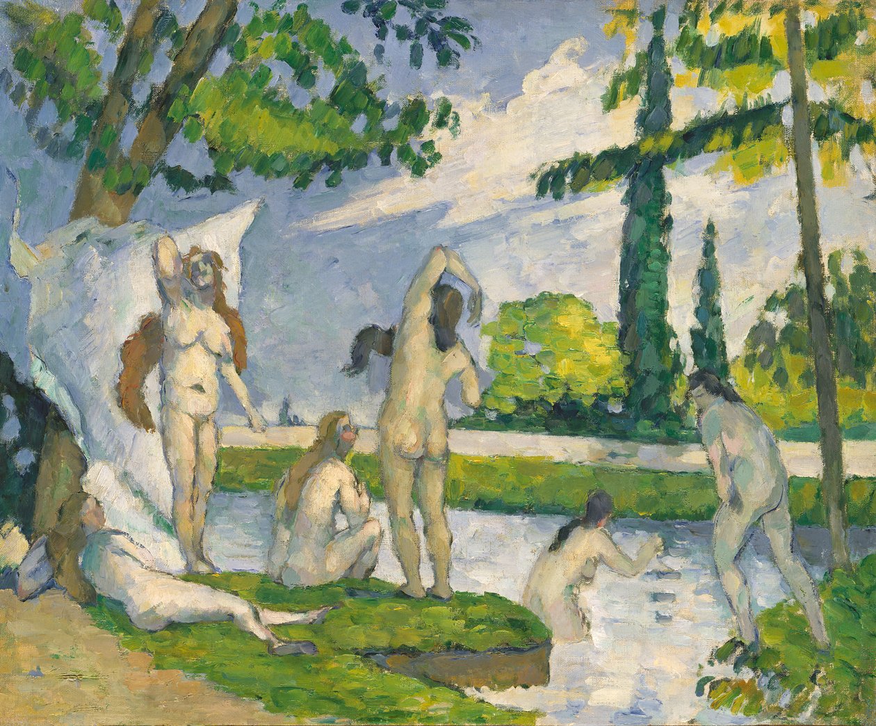 Baigneurs, 1874-75 - Paul Cézanne