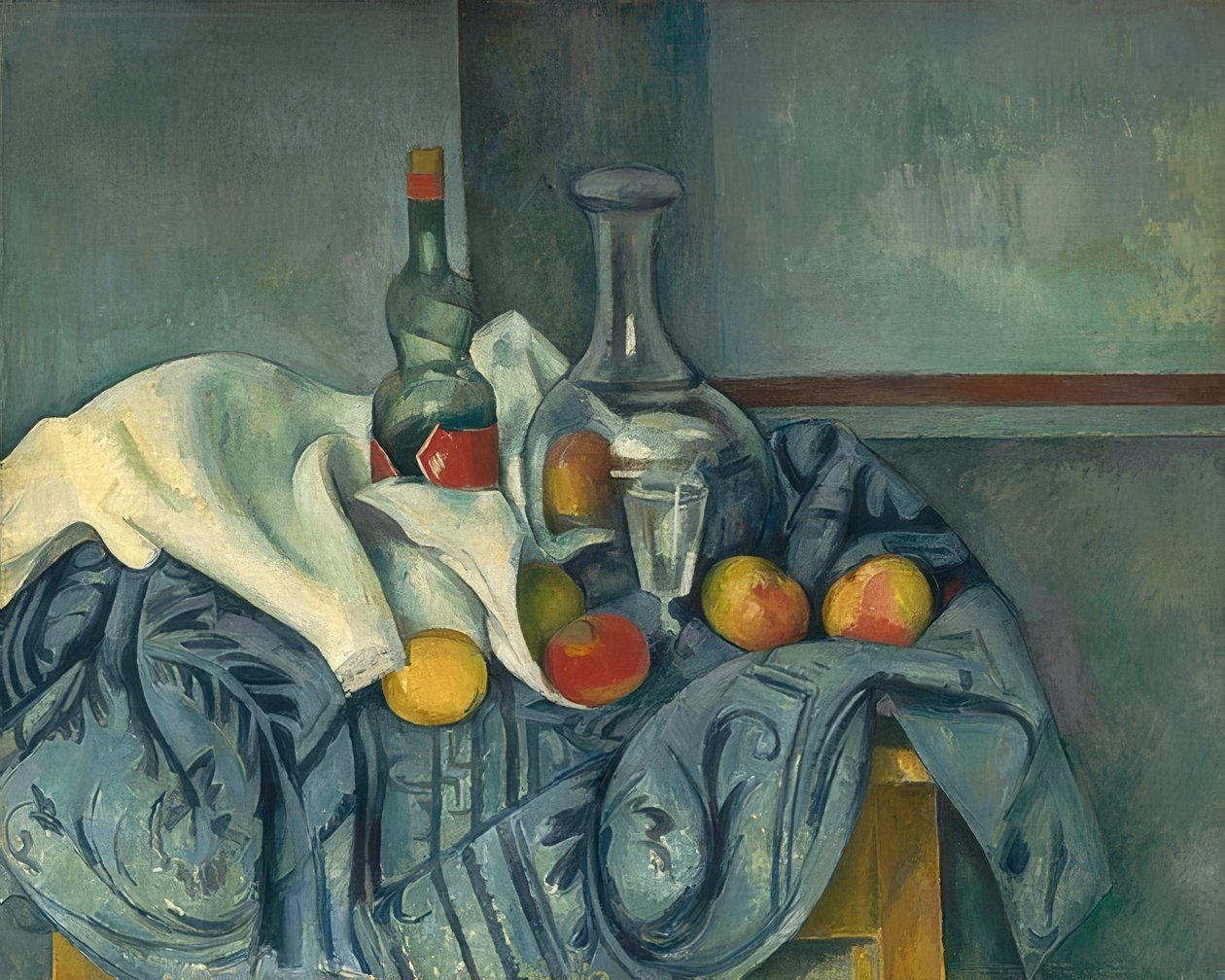La Bouteille de menthe poivrée - Paul Cézanne