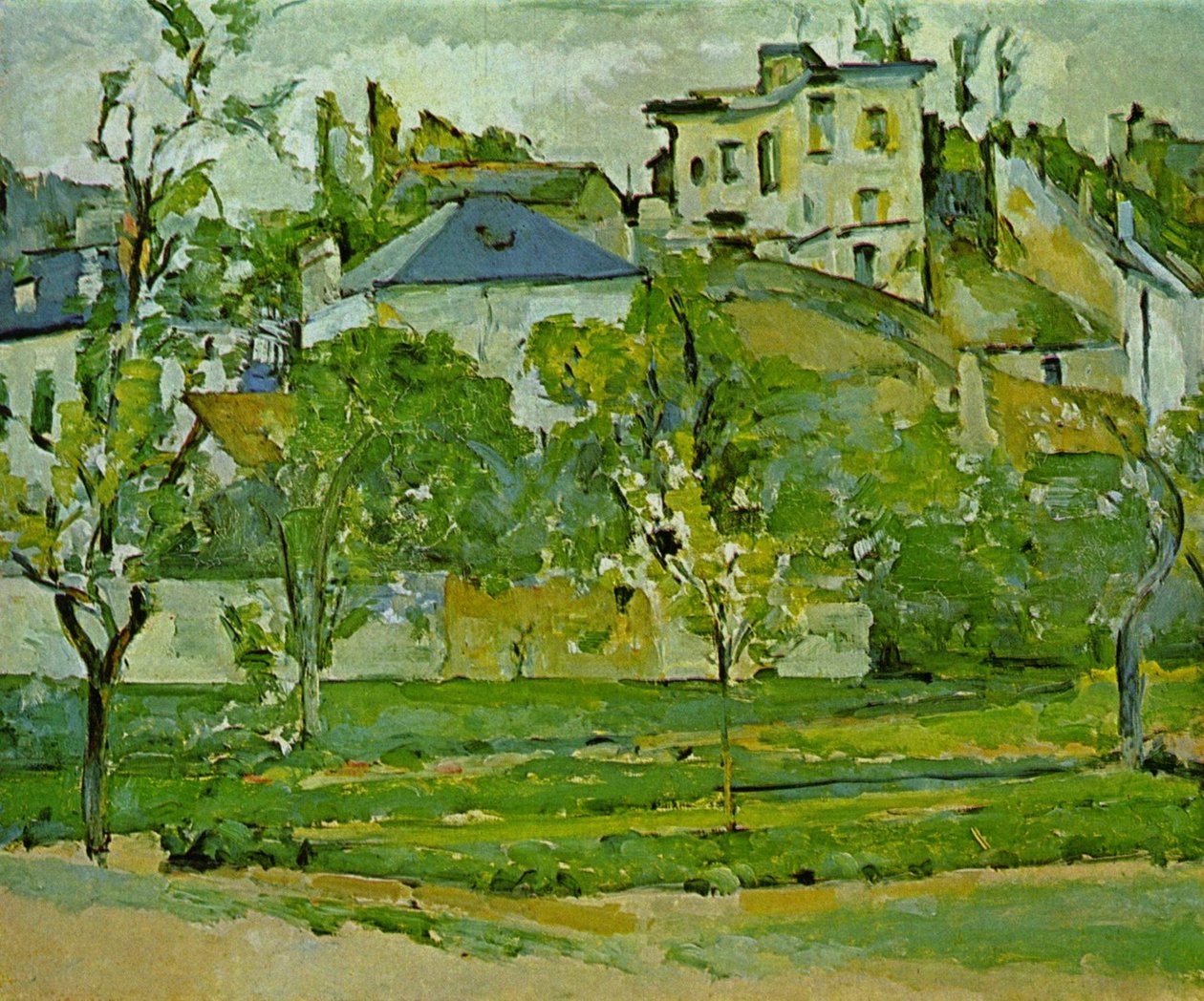 Le Jardin de Maubuisson, Pontoise - Paul Cézanne