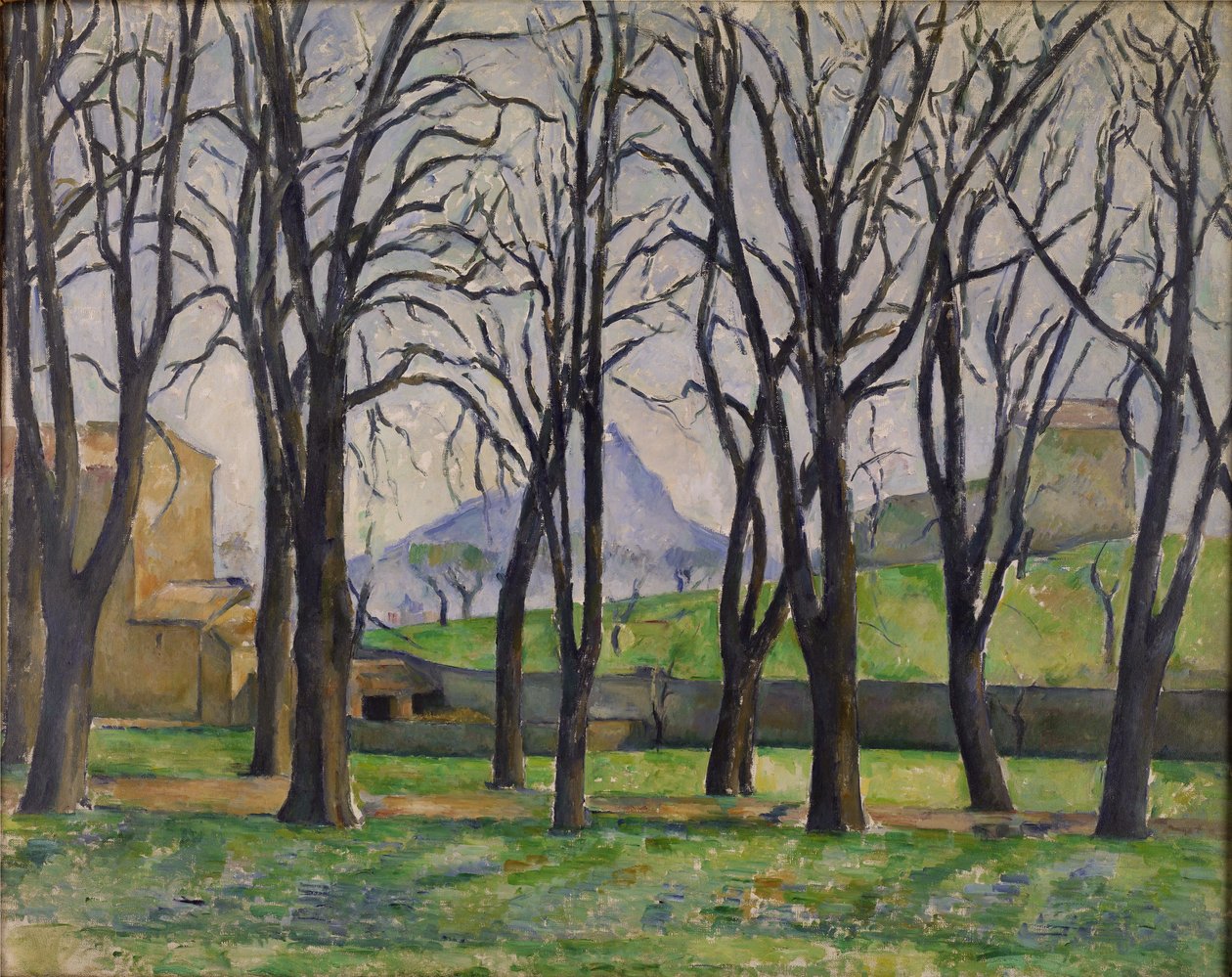 Les Marronniers du Jas de Bouffan en hiver - Paul Cézanne