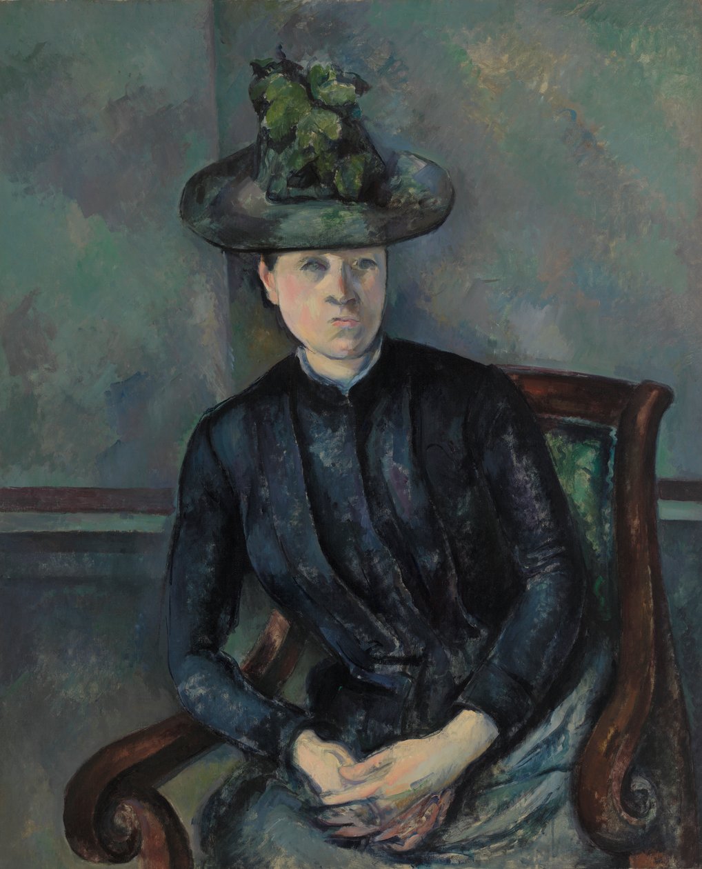 Madame Cézanne au chapeau vert - Paul Cézanne
