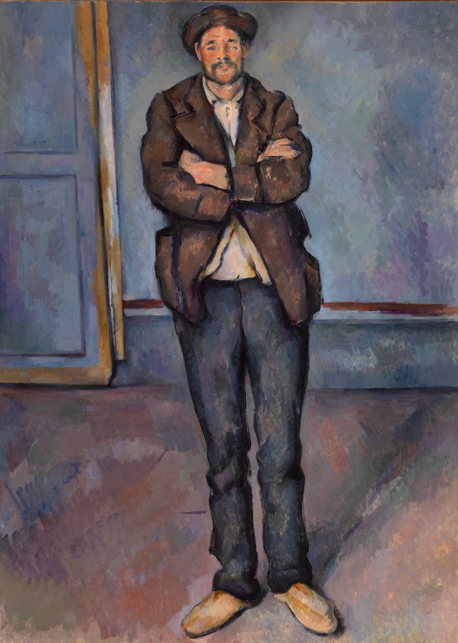 Paysan debout, les bras croisés - Paul Cézanne