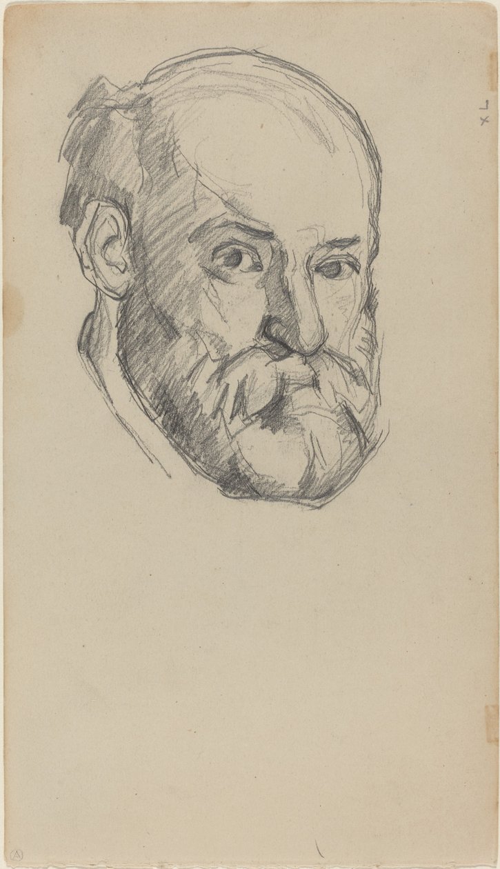 Autoportrait [recto], vers 1880-1882 - Paul Cézanne