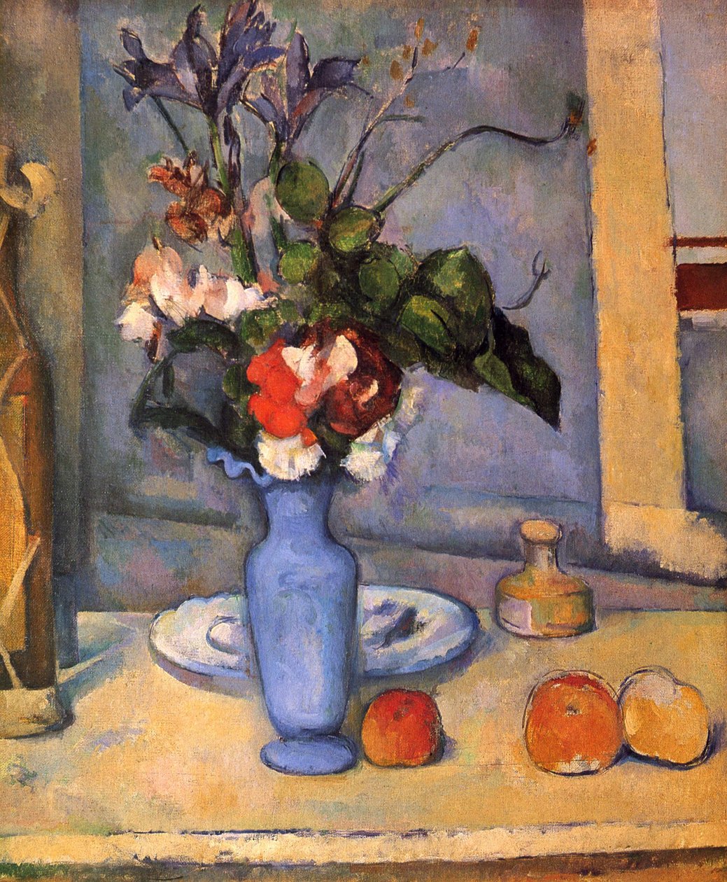 Nature morte au vase bleu - Paul Cézanne