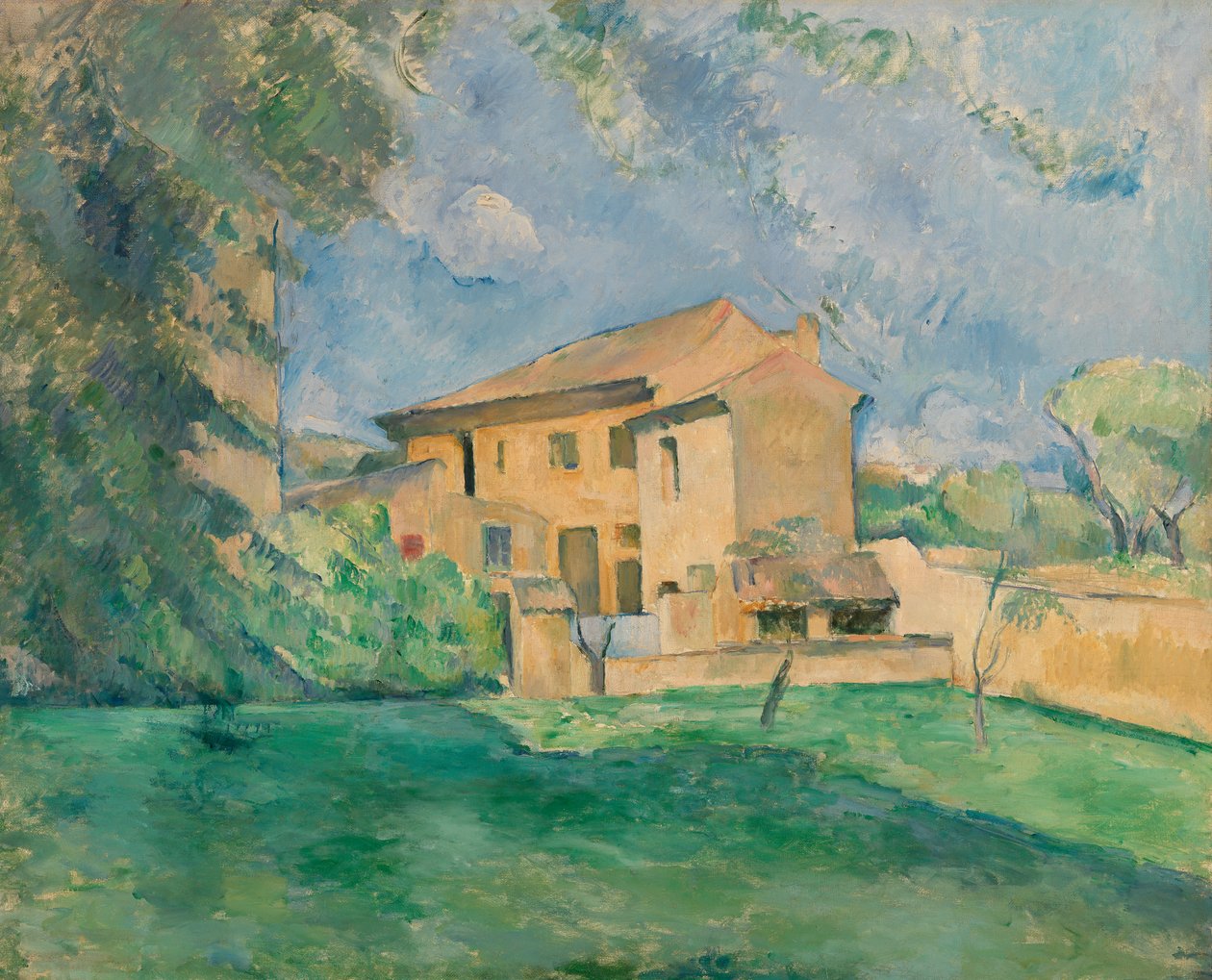 La Ferme au Jas de Bouffan - Paul Cézanne