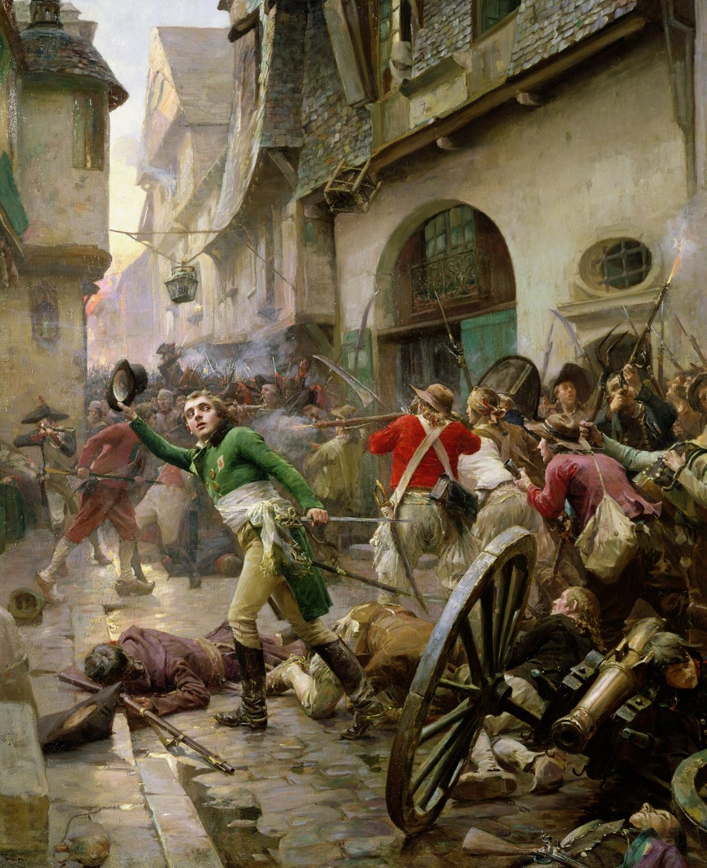 Henri de La Rochejaquelein (1772-94) à la bataille de Cholet, 17 octobre 1793 - Paul Émile Boutigny