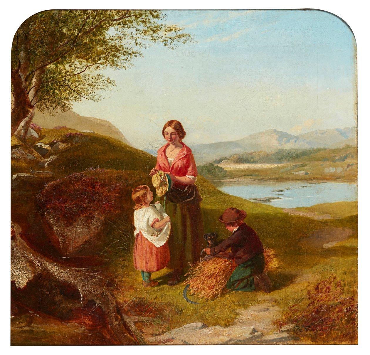 Le jeune moissonneur - Paul Falconer (attr. to) Poole