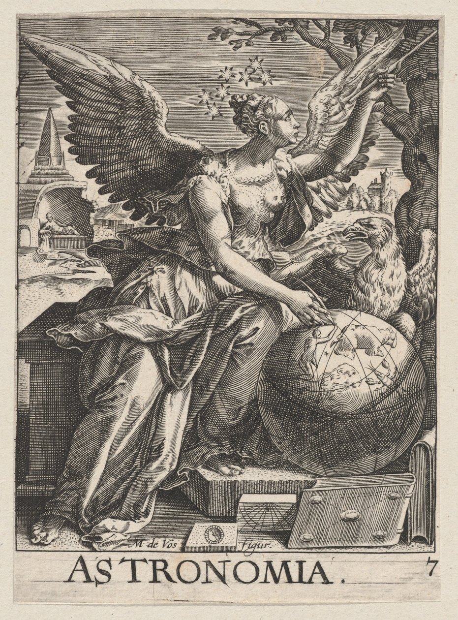 Planche 7 : Astronomia, des Sept Arts Libéraux - Paul Fürst