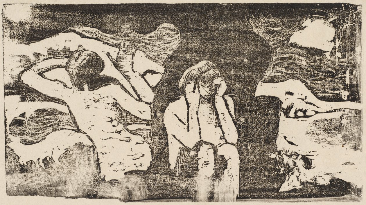 Aux roches noires, en ou après 1895 - Paul Gauguin