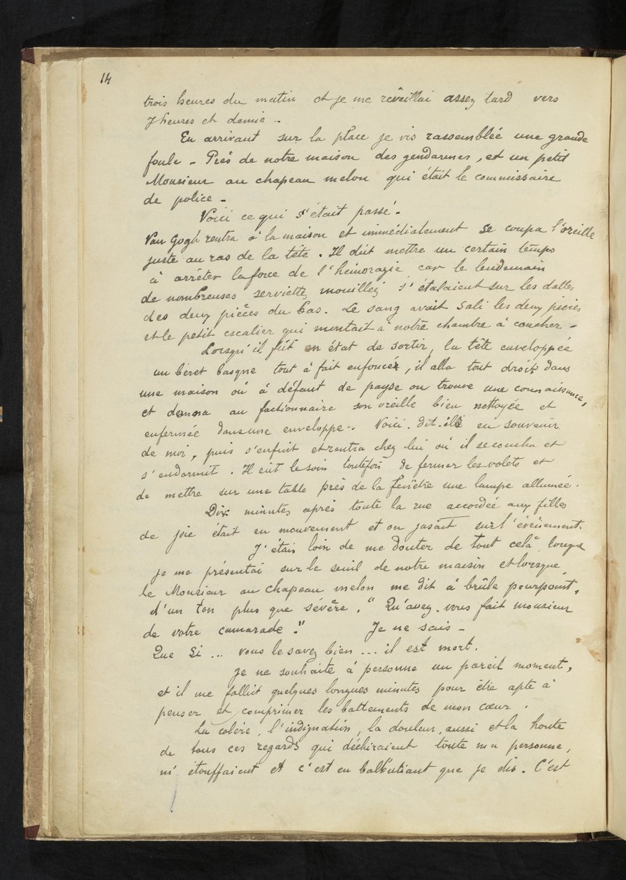 Avant et après - Description du séjour de Gauguin chez Vincent van Gogh à Arles (P. 14) - Paul Gauguin