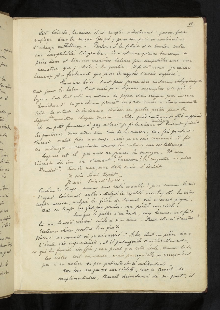 Avant et après - Description du séjour de Gauguin chez Vincent van Gogh à Arles (P. 11) - Paul Gauguin