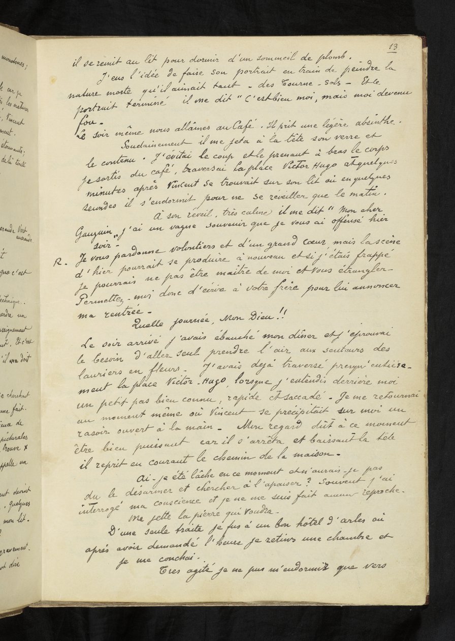 Avant et après - Description du séjour de Gauguin chez Vincent van Gogh à Arles (P. 13) - Paul Gauguin