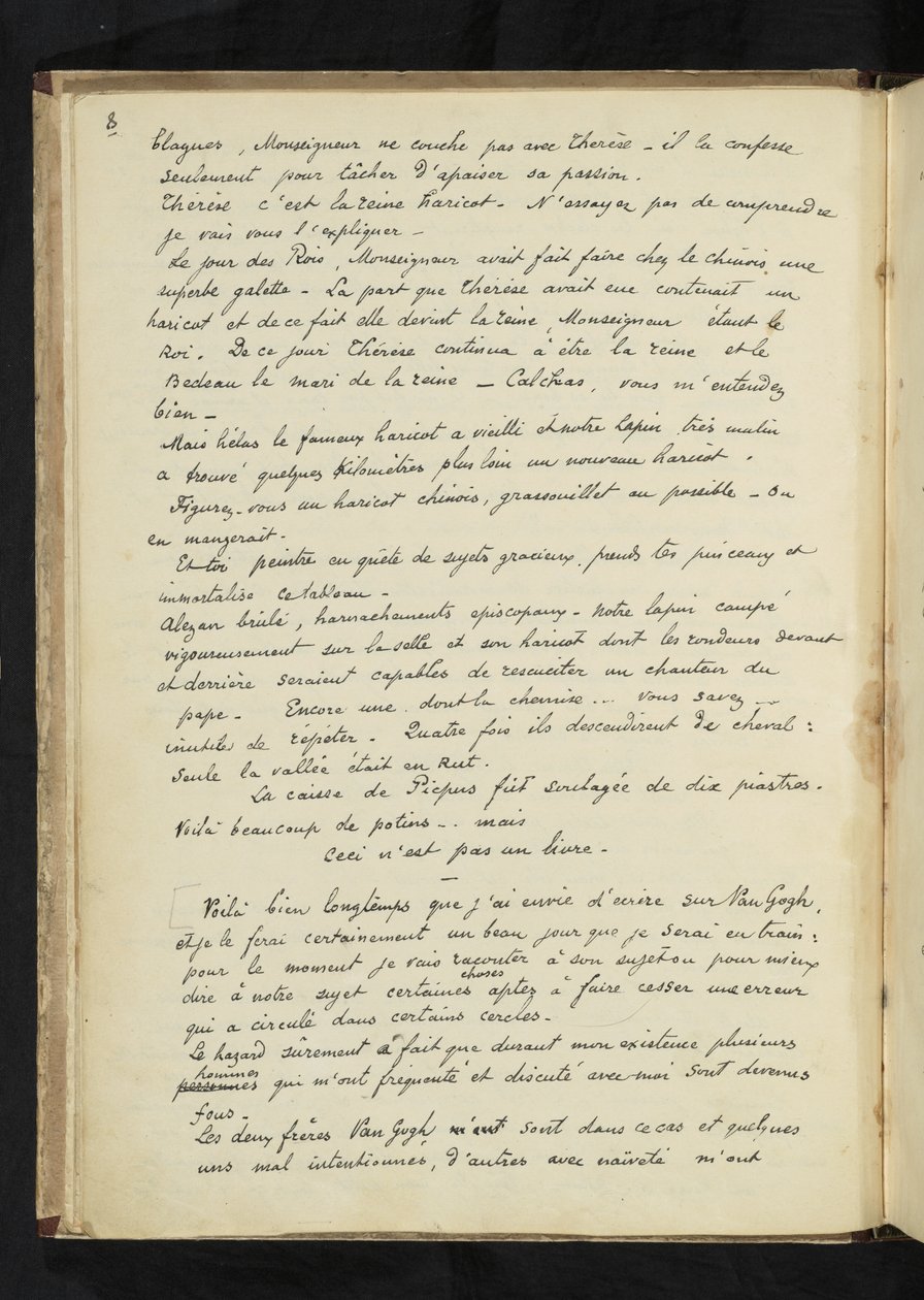 Avant et après - Description du séjour de Gauguin avec Vincent van Gogh à Arles (P. 8) - Paul Gauguin